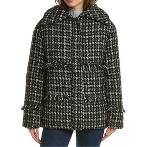 Apparis Malik Plaid Puffer Jacket Size XS